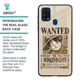 Luffy Wanted Glass Case for Samsung Galaxy M31 Prime