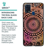 Floral Mandala Glass Case for Samsung Galaxy M31 Prime