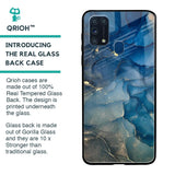 Blue Cool Marble Glass Case for Samsung Galaxy M31 Prime