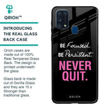 Be Focused Glass case for Samsung Galaxy M31 Prime