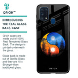 Yin Yang Balance Glass Case for Samsung Galaxy M31 Prime