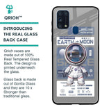 Space Flight Pass Glass Case for Samsung Galaxy M31 Prime