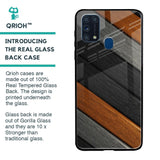 Tri Color Wood Glass Case for Samsung Galaxy M31 Prime