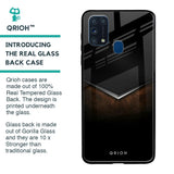 Dark Walnut Glass Case for Samsung Galaxy M31 Prime