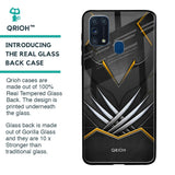 Black Warrior Glass Case for Samsung Galaxy M31 Prime