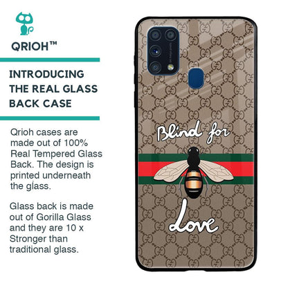 Blind For Love Glass case for Samsung Galaxy M31 Prime