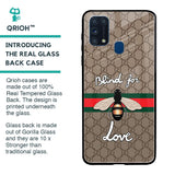 Blind For Love Glass case for Samsung Galaxy M31 Prime