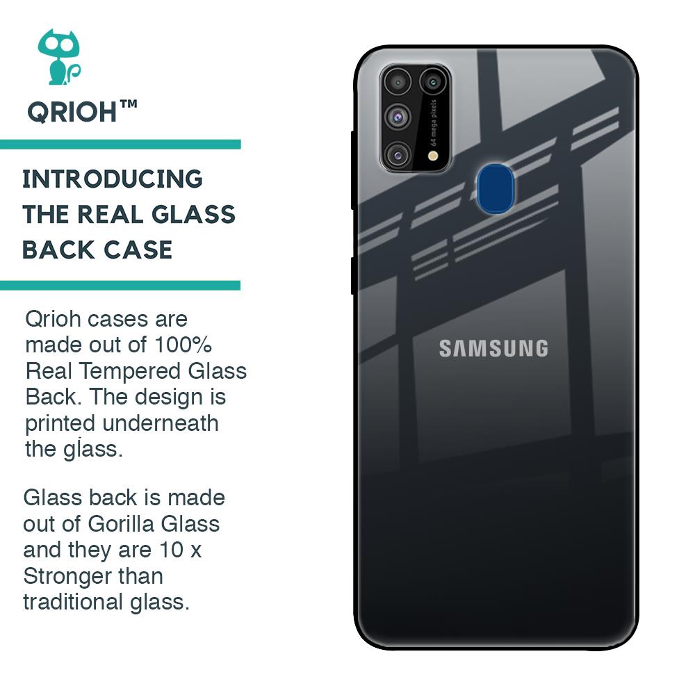 Stone Grey Glass Case For Samsung Galaxy M31 Prime