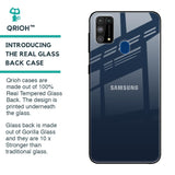 Overshadow Blue Glass Case For Samsung Galaxy M31 Prime