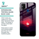 Morning Red Sky Glass Case For Samsung Galaxy M31 Prime