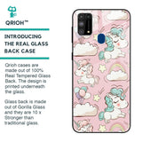 Balloon Unicorn Glass case for Samsung Galaxy M31 Prime