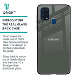 Charcoal Glass Case for Samsung Galaxy M31 Prime
