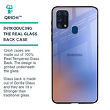 Blue Aura Glass Case for Samsung Galaxy M31 Prime
