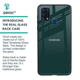 Olive Glass Case for Samsung Galaxy M31 Prime