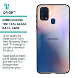 Blue Mauve Gradient Glass Case for Samsung Galaxy M31 Prime