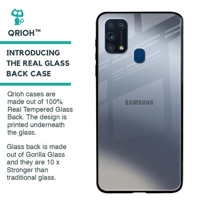 Space Grey Gradient Glass Case for Samsung Galaxy M31 Prime
