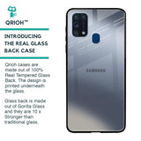 Space Grey Gradient Glass Case for Samsung Galaxy M31 Prime