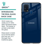 Royal Navy Glass Case for Samsung Galaxy M31 Prime