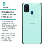 Teal Glass Case for Samsung Galaxy M31 Prime