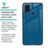 Cobalt Blue Glass Case for Samsung Galaxy M31 Prime