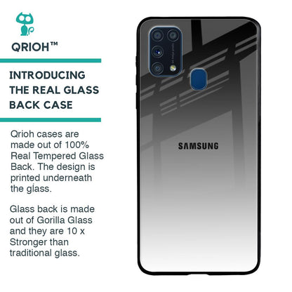 Zebra Gradient Glass Case for Samsung Galaxy M31 Prime