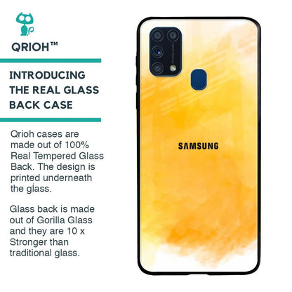 Rustic Orange Glass Case for Samsung Galaxy M31 Prime