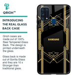 Sacred Logo Glass Case for Samsung Galaxy M31 Prime