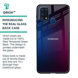 Mix Gradient Shade Glass Case For Samsung Galaxy M31 Prime