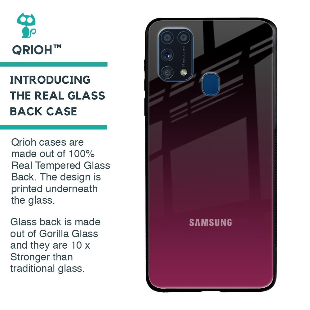 Wisconsin Wine Glass Case For Samsung Galaxy M31 Prime