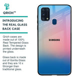 Blue & Pink Ombre Glass case for Samsung Galaxy M31 Prime