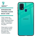 Cuba Blue Glass Case For Samsung Galaxy M31 Prime