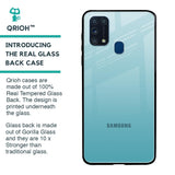 Arctic Blue Glass Case For Samsung Galaxy M31 Prime