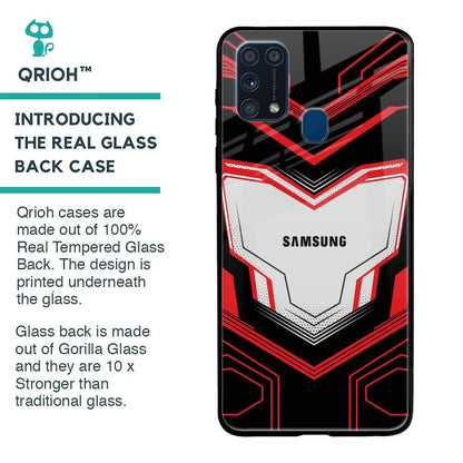 Quantum Suit Glass Case For Samsung Galaxy M31 Prime