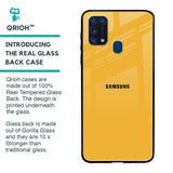 Fluorescent Yellow Glass case for Samsung Galaxy M31 Prime