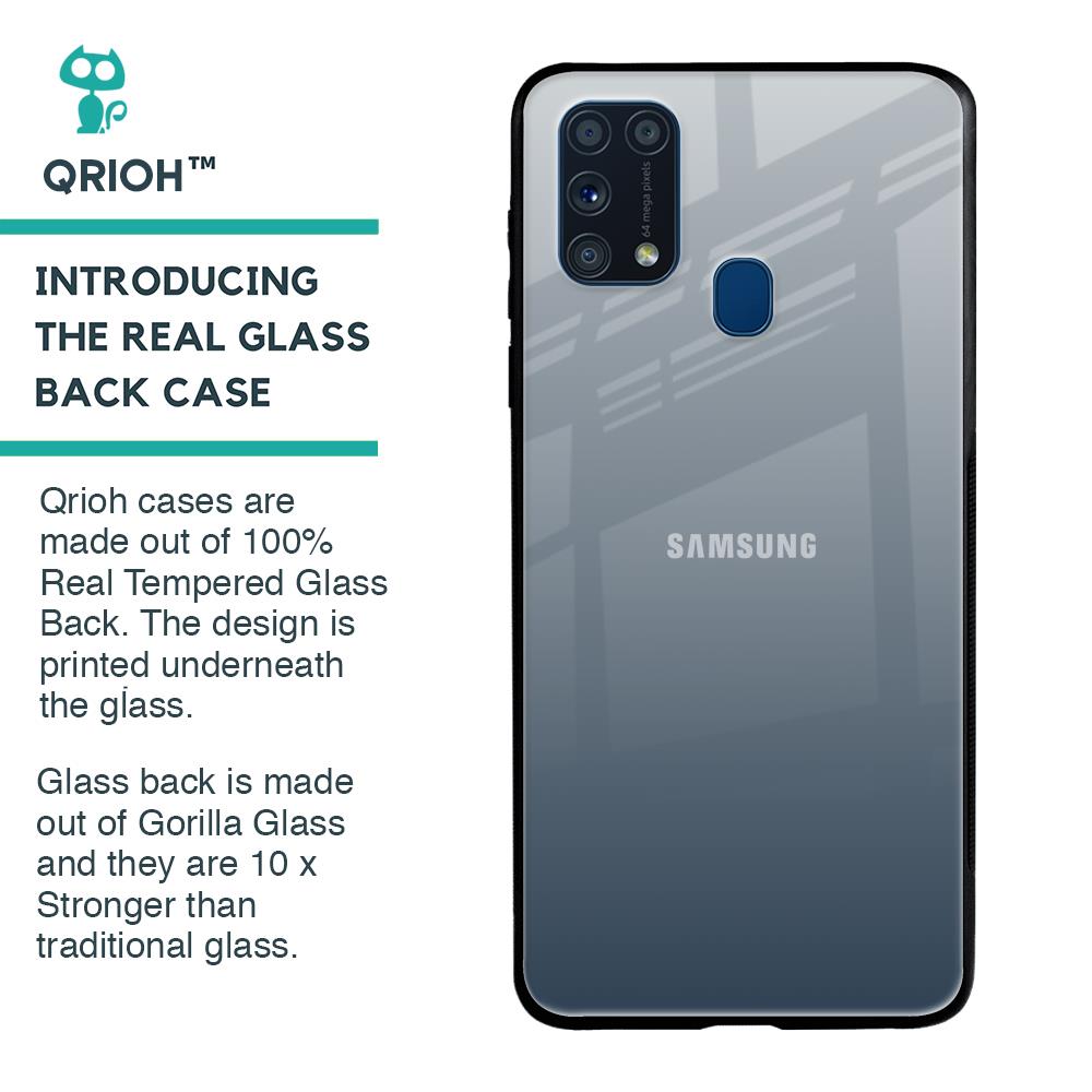 Dynamic Black Range Glass Case for Samsung Galaxy M31 Prime