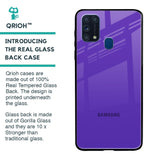 Amethyst Purple Glass Case for Samsung Galaxy M31 Prime