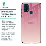Blooming Pink Glass Case for Samsung Galaxy M31 Prime