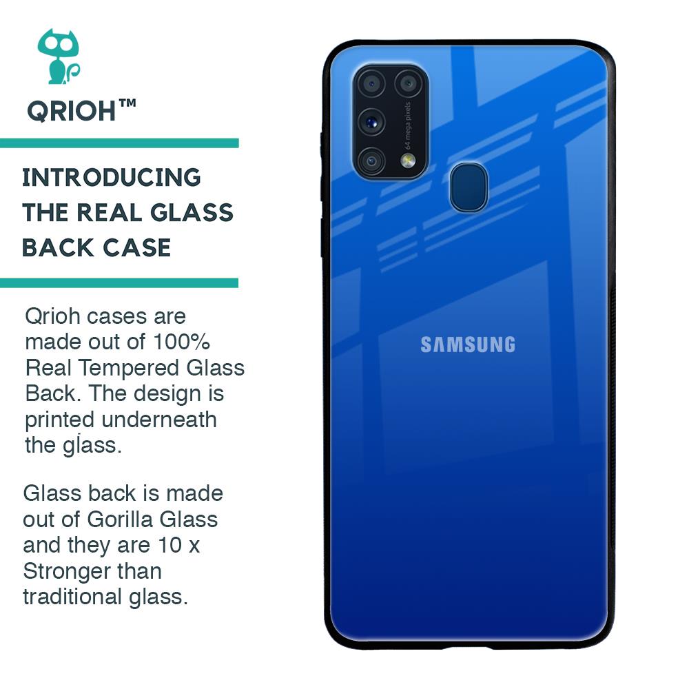Egyptian Blue Glass Case for Samsung Galaxy M31 Prime