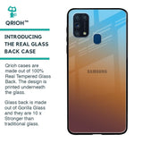 Rich Brown Glass Case for Samsung Galaxy M31 Prime