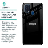 Jet Black Glass Case for Samsung Galaxy M31 Prime