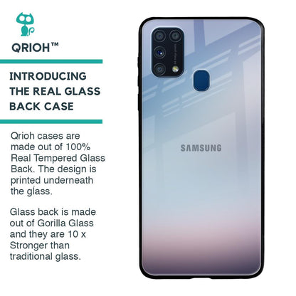 Light Sky Texture Glass Case for Samsung Galaxy M31 Prime