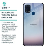 Light Sky Texture Glass Case for Samsung Galaxy M31 Prime