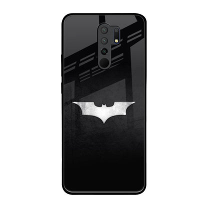 Super Hero Logo Poco M2 Glass Back Cover Online