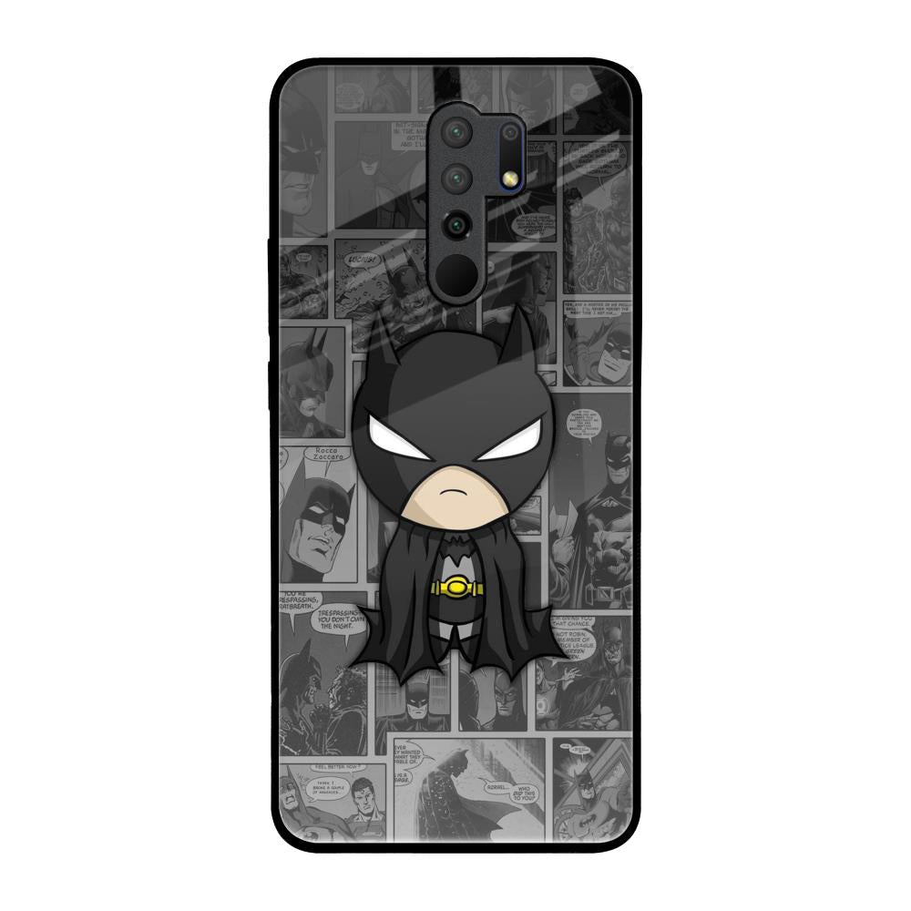 Cartoon Art Poco M2 Glass Back Cover Online