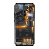 Glow Up Skeleton Poco M2 Glass Back Cover Online