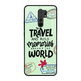 Travel Stamps Poco M2 Glass Back Cover Online