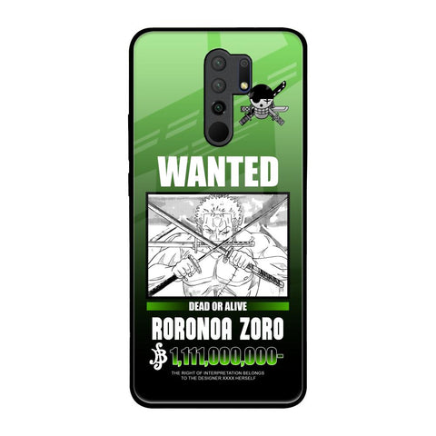 Zoro Wanted Poco M2 Glass Back Cover Online