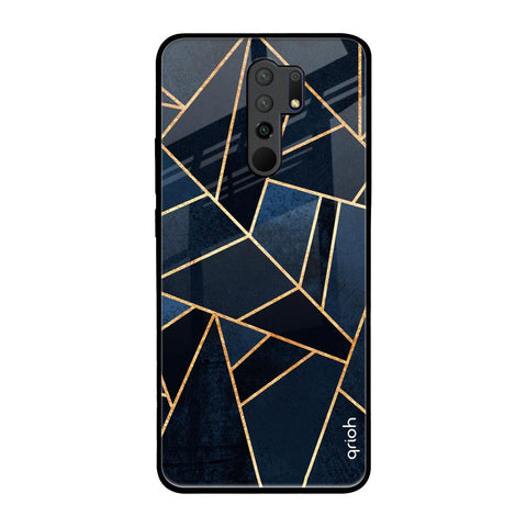 Abstract Tiles Poco M2 Glass Back Cover Online