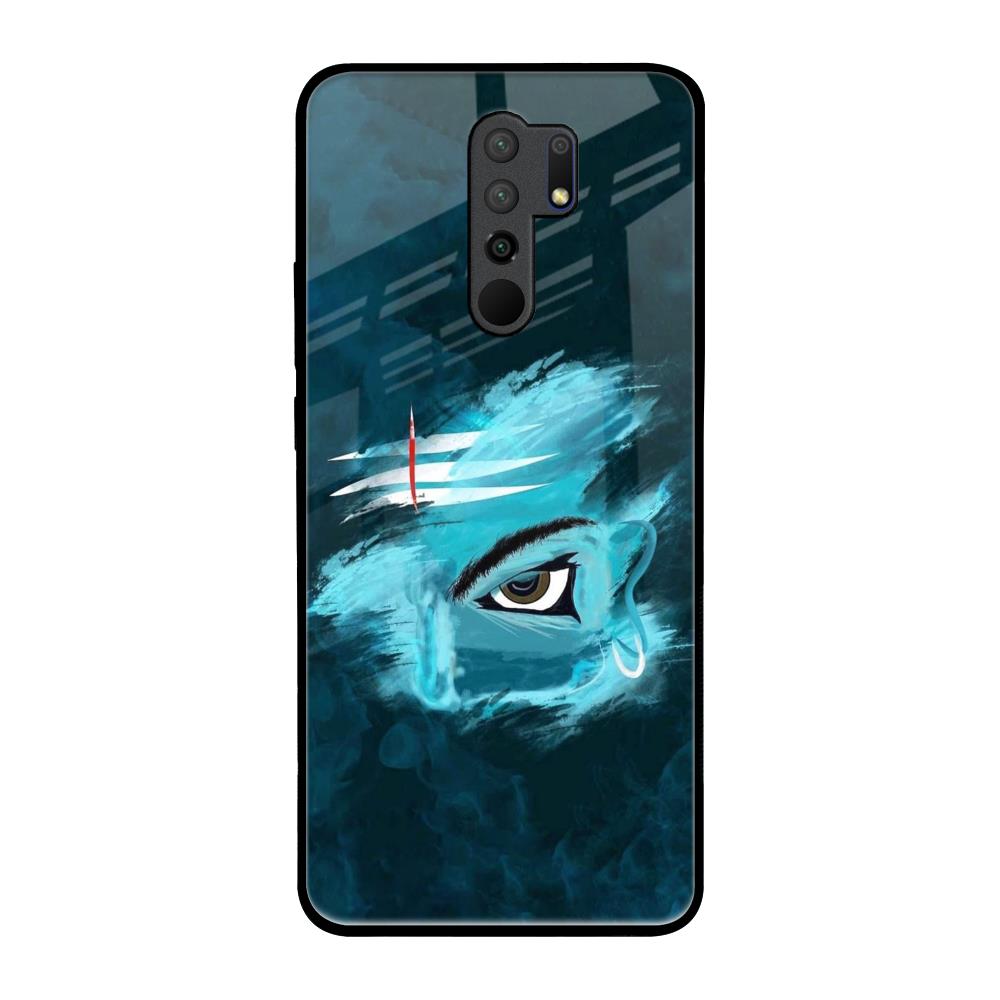 Power Of Trinetra Poco M2 Glass Back Cover Online