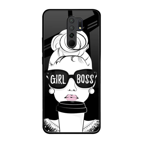 Girl Boss Poco M2 Glass Back Cover Online